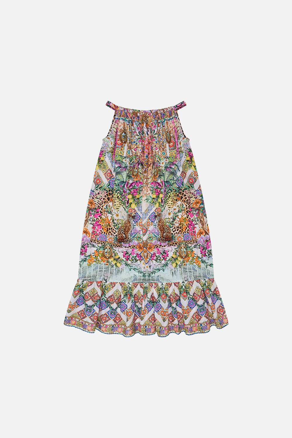 Milla by CAMILLA kids floral frill dress in Flowers Of Neptune print