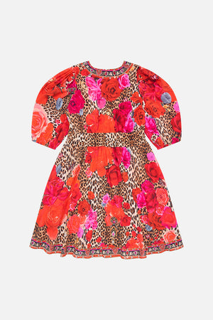Milla by CAMILLA  girls mini dress with puff sleeve in Heart like A Wildflower print