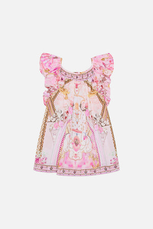 Product view of milla By CAMILLA kids frill sleeve top in Fresco Fairytale print