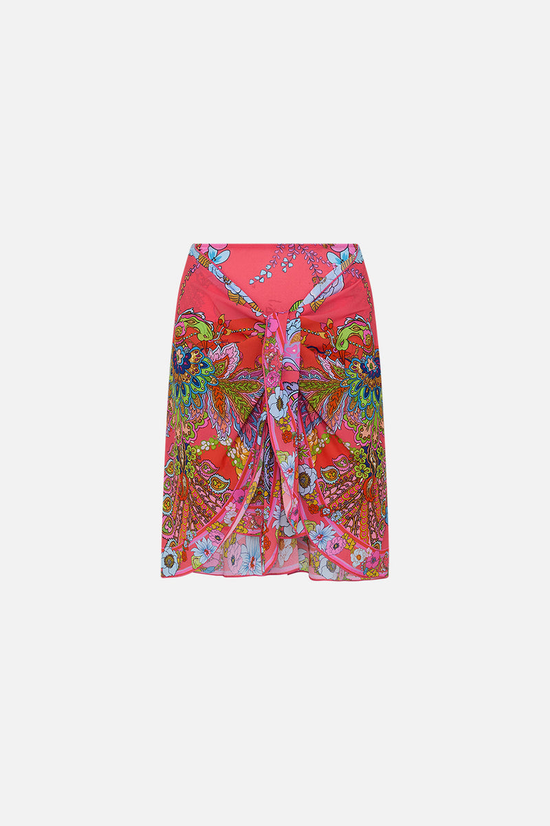 LAYERED SHORT SARONG WITH TIE FRONT GODDESS ENERGY