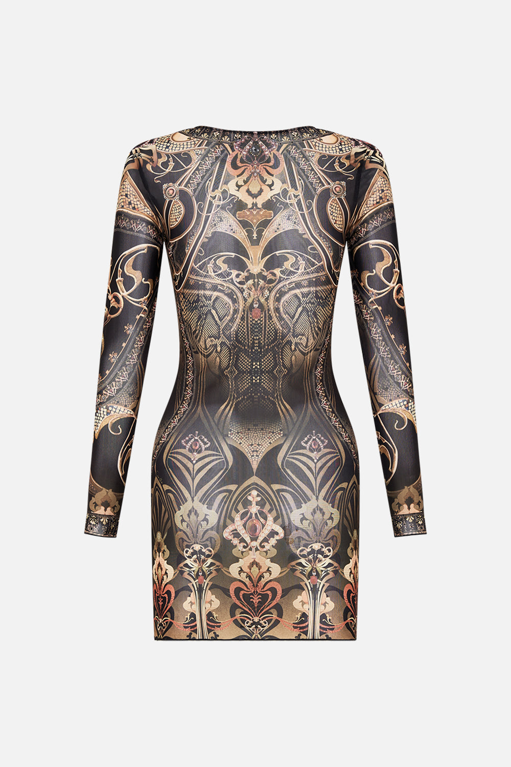 CAMILLA resortwear cover up in Noouveau Noir print