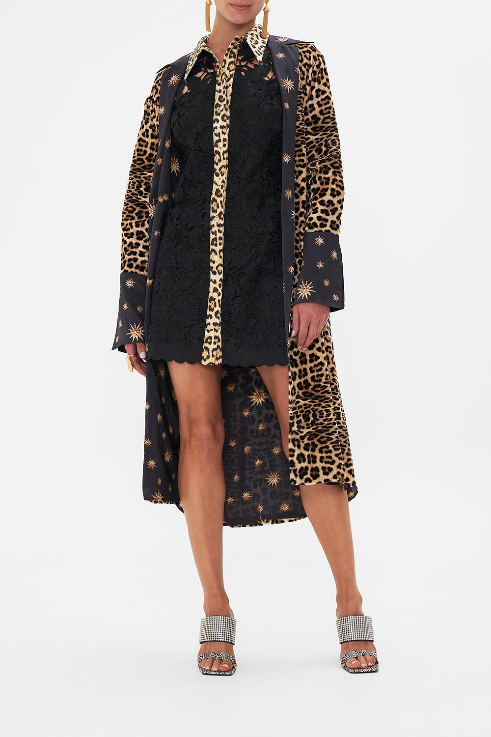 LONG SLEEVE TUNIC DRESS HEART LIKE A WILDFLOWER