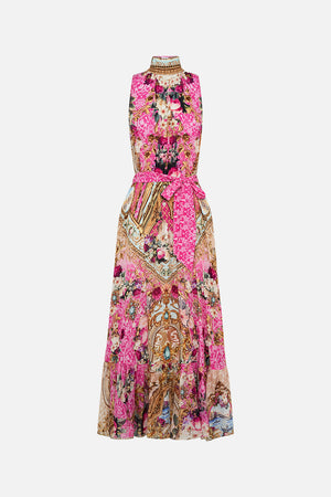 Product view of CAMILLA silk dress in Call Of The Canal print