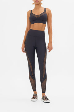 CAMILLA black mesh crop top 