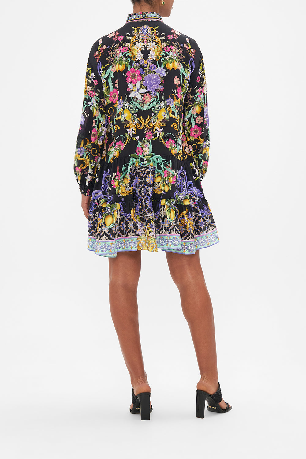 TIERED SHIRT DRESS MEET ME IN MARCHESA