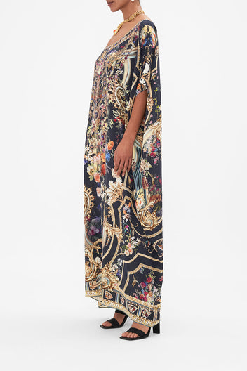 ROUND NECK KAFTAN PLAY YOUR CARDS RIGHT