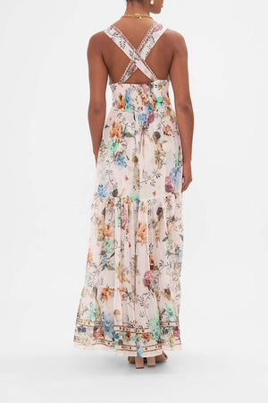 BEAD STRAP GATHERED PANEL DRESS ANIMAL ALCHEMY