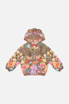 Milla by CAMILLA floral kids fleece zip hoodie with ears (4-10) in Heirloom Anthem