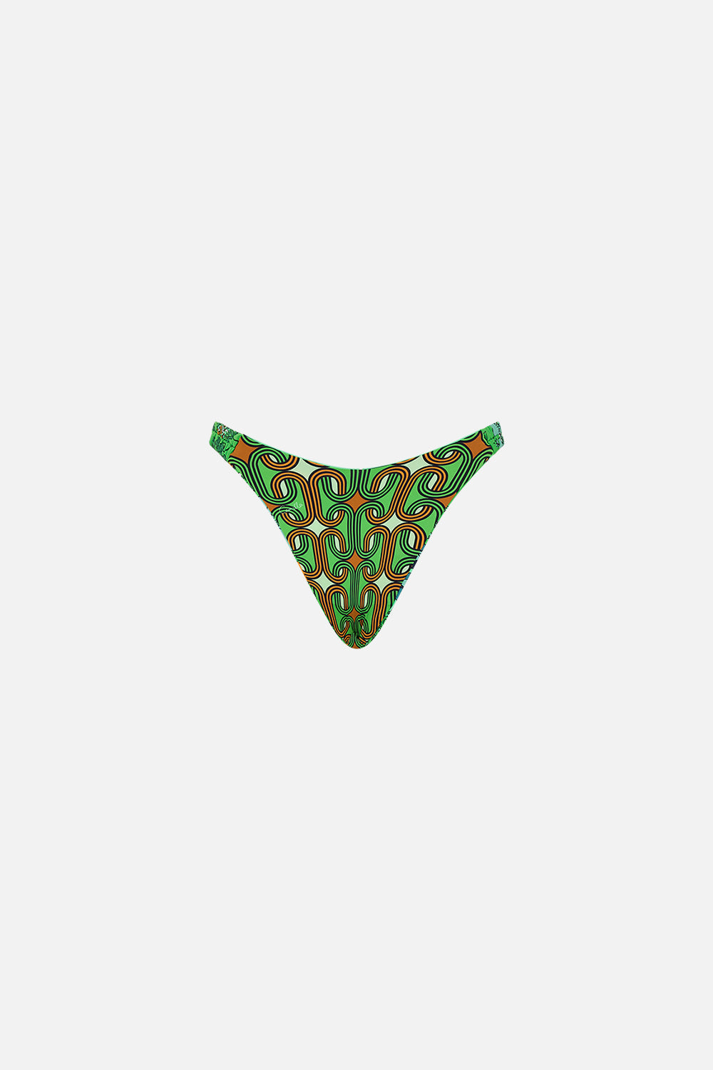 CAMILLA green elastic side pant in Good Vibes Generation