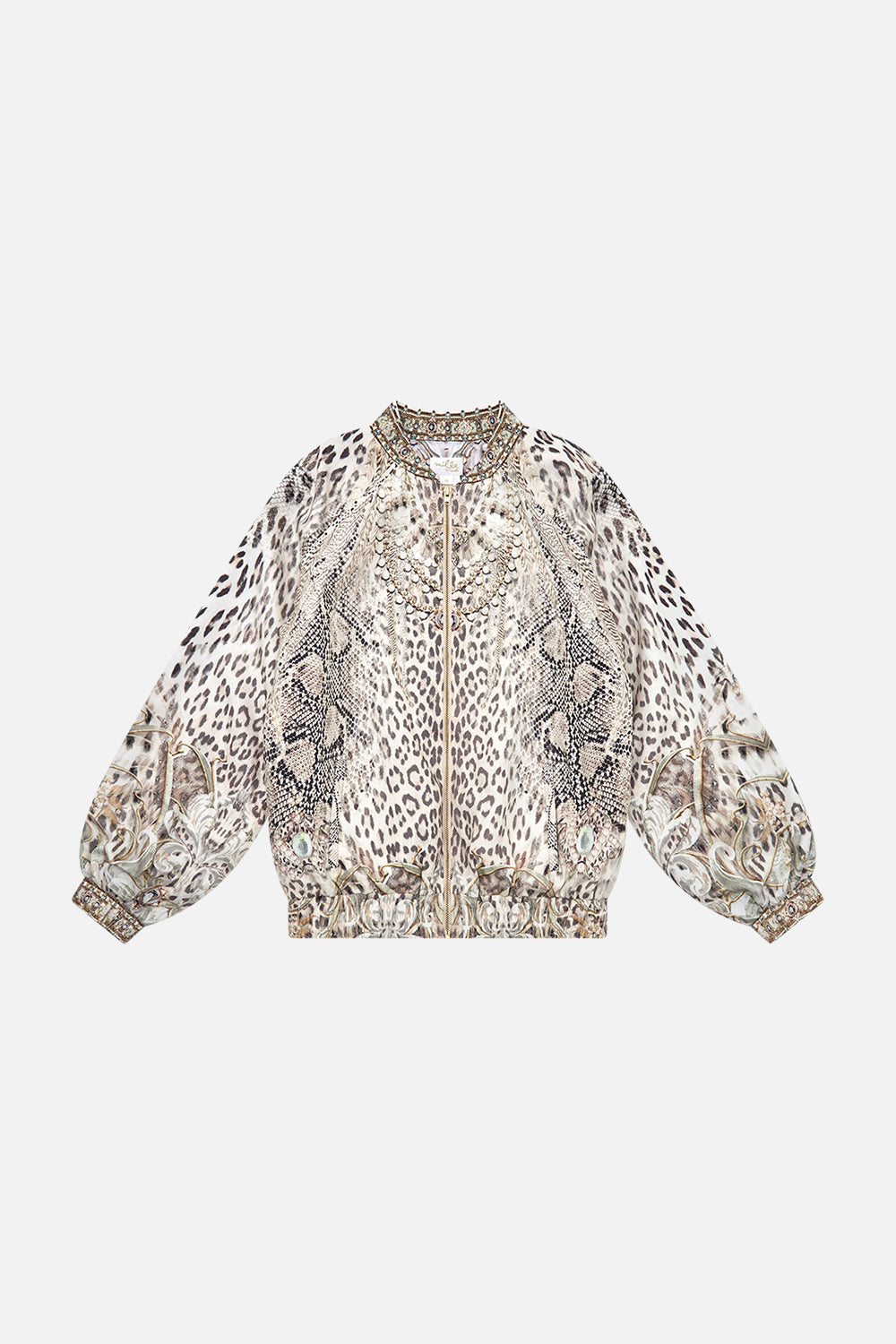 Milla by CAMILLA kids bomber jacket in Looking Glass Houses print