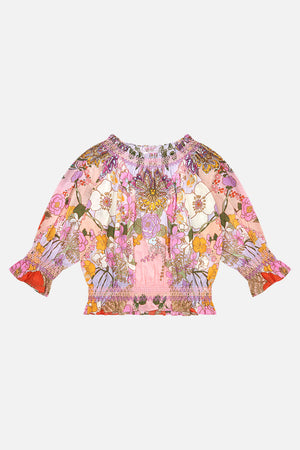 Milla By CAMILLA kids 12-14 floral print top in Clever Clogs print