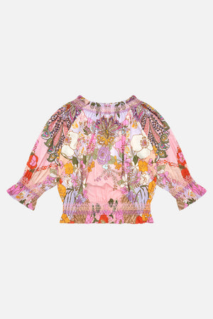 Milla By CAMILLA kids 12-14 floral print top in Clever Clogs print