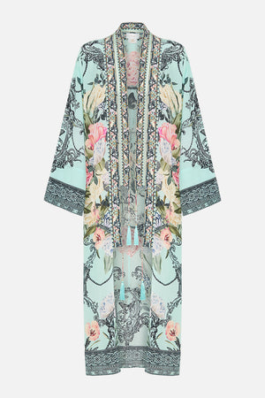 CAMILLA silk kimono layer in Petal Promiseland print