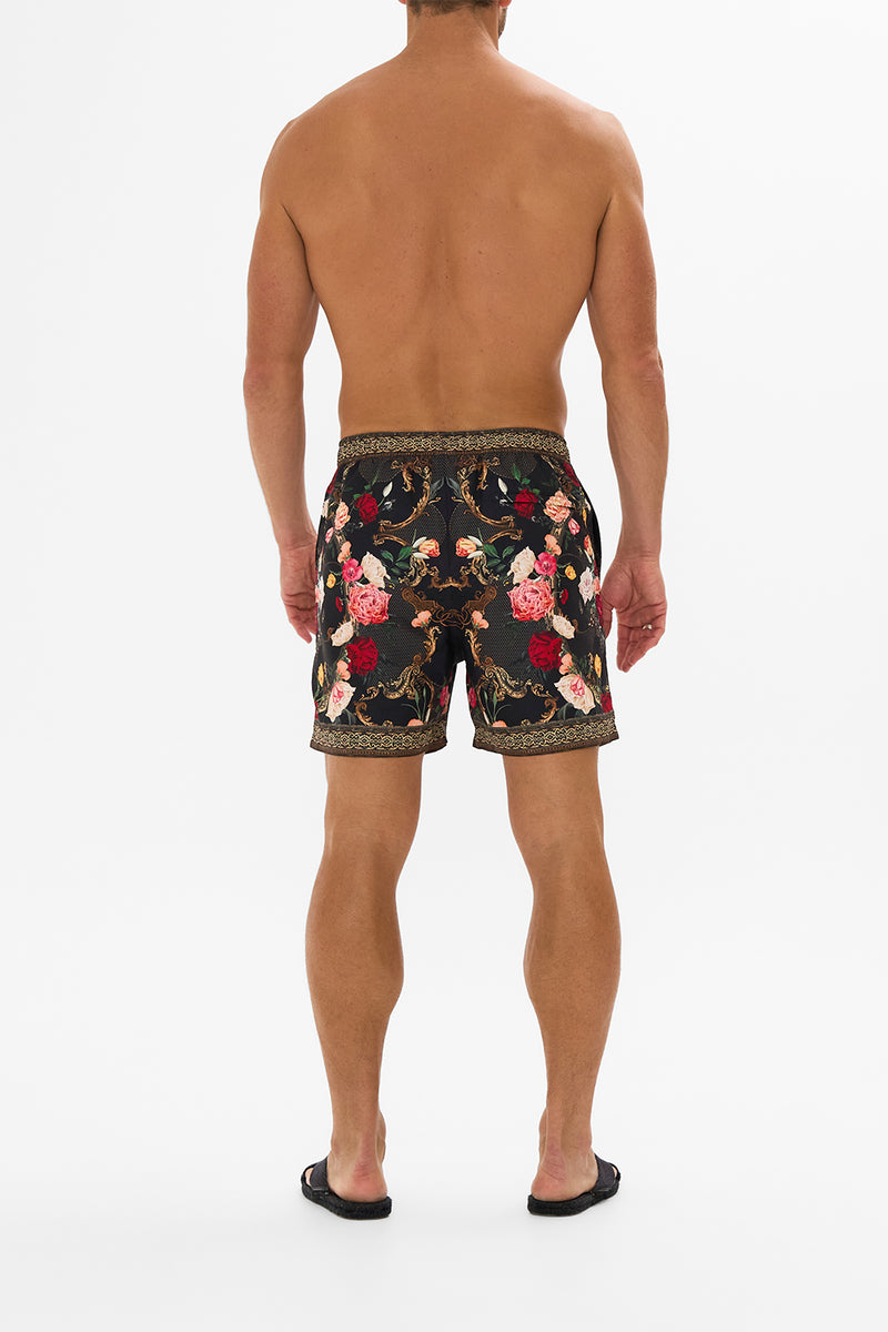 Plain Mid Boardshort