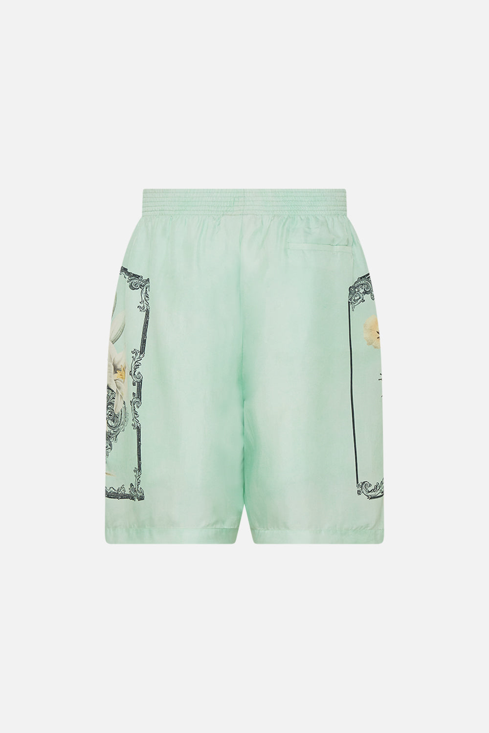 CAMILLA floral baggy mid length walk short in Petal Promise Land