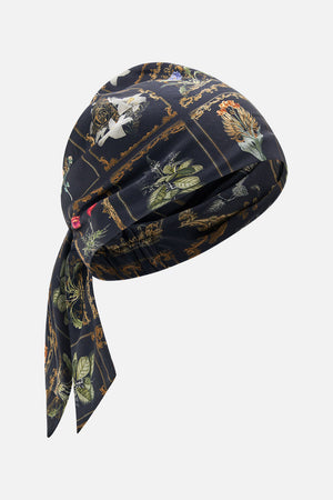 CAMILLA silk headscarf in Magic In The Manuscripts print