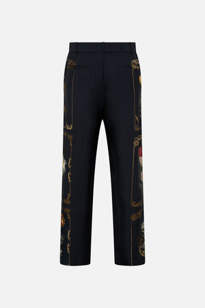 Hotel Franks by CAMILLA mens black lounge pants in Magic in The Manuscripts print