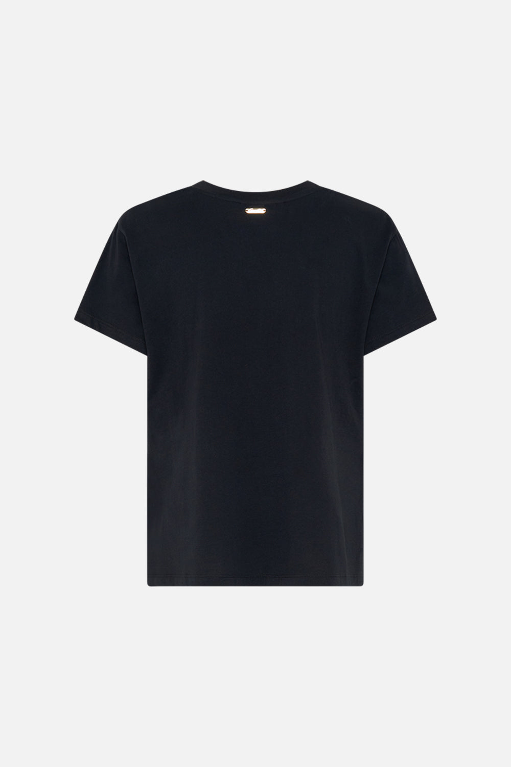 CAMILLA black graphic tee in Nouveau Noir 