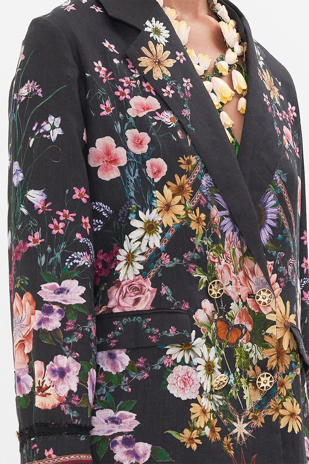 DOUBLE BREASTED SOFT JACKET LETTERS FROM A VINEYARD