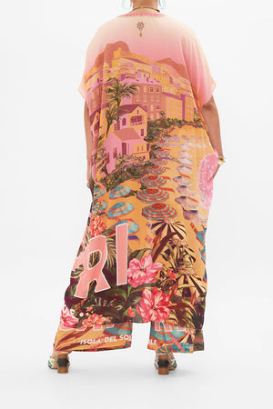 BUTTON THROUGH BATWING KAFTAN AMSTERDAM JEWEL