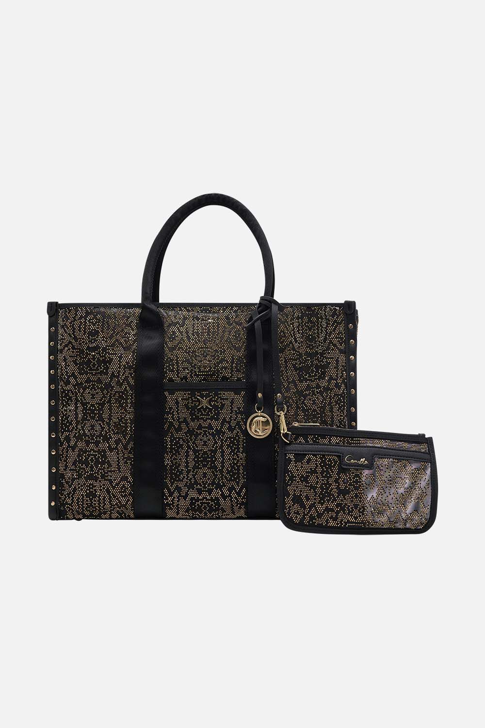 CAMILA black tote bag 