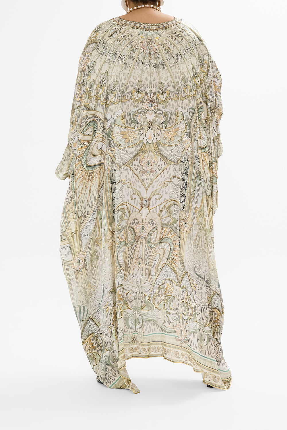 SPLIT SLEEVE KAFTAN WITH HARDWARE IVORY TOWER TALES