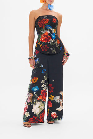 CURVED HEM ZIP DETAIL CORSET RIVER CRUISE