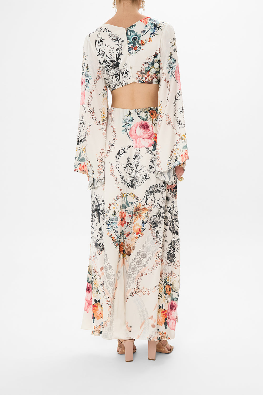CUT OUT DRESS WITH KNOT FRONT DE HAAR MEMOIRS