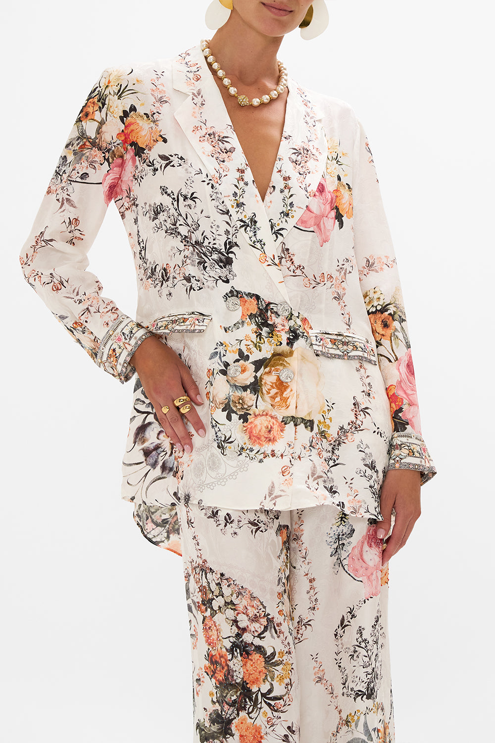 DOUBLE BREASTED SOFT JACKET DE HAAR MEMOIRS