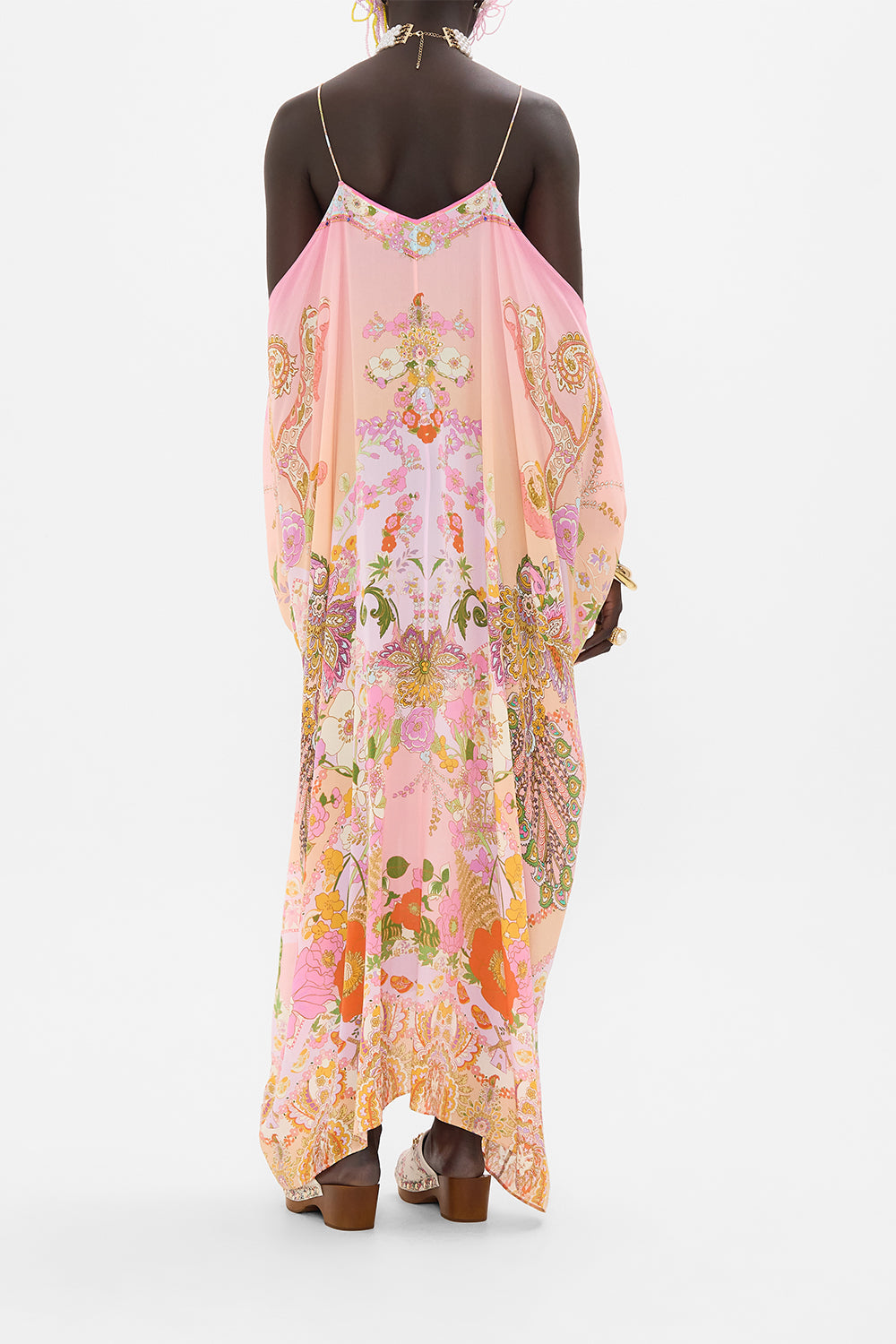 CAMILLA kaftan in Clever Clogs print