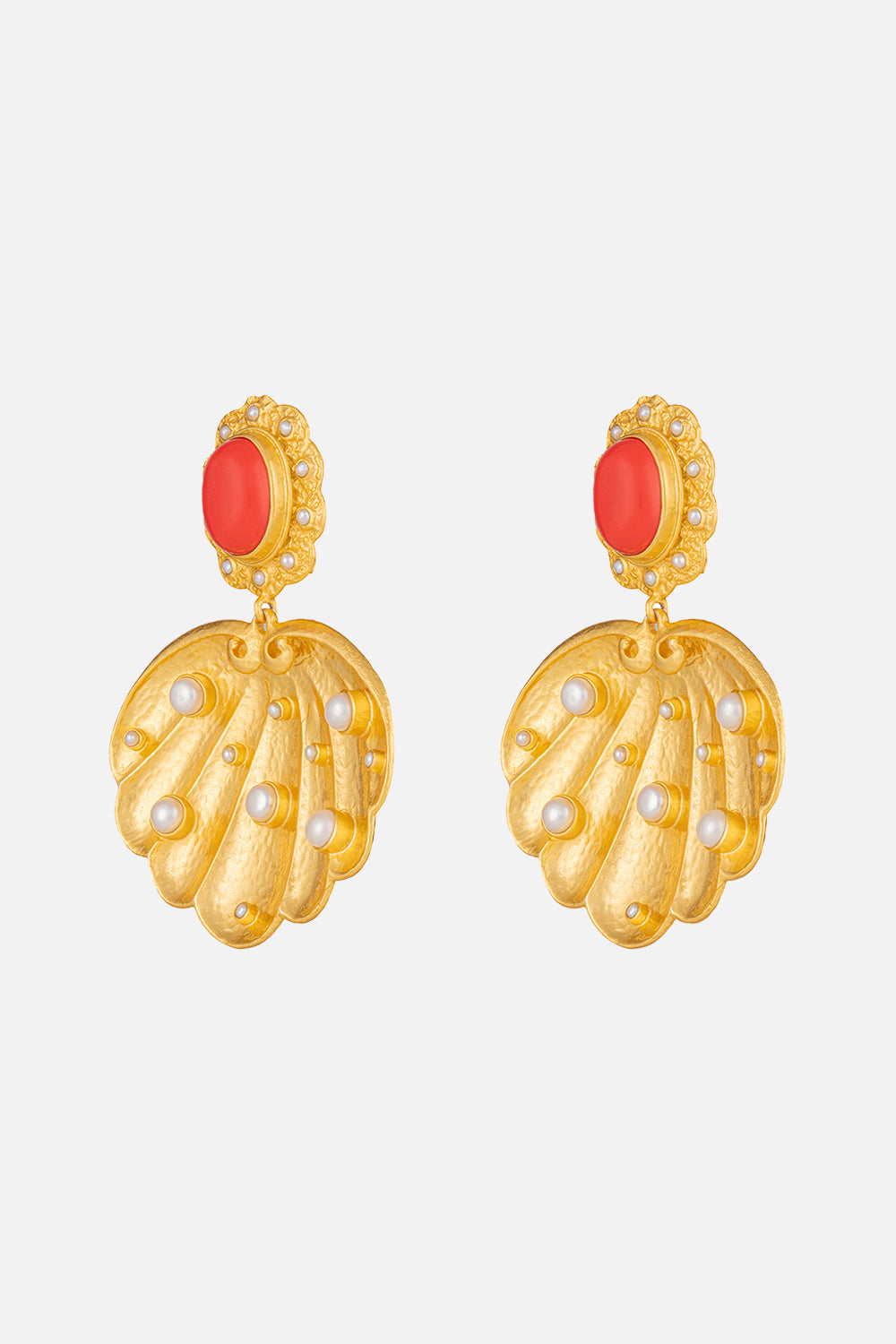 MARE RED CORAL EARRINGS MULTI