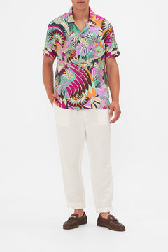 Hotel Franks By CAMILLA Short Sleeve Camp Collared Shirt in Giza Goddess print.