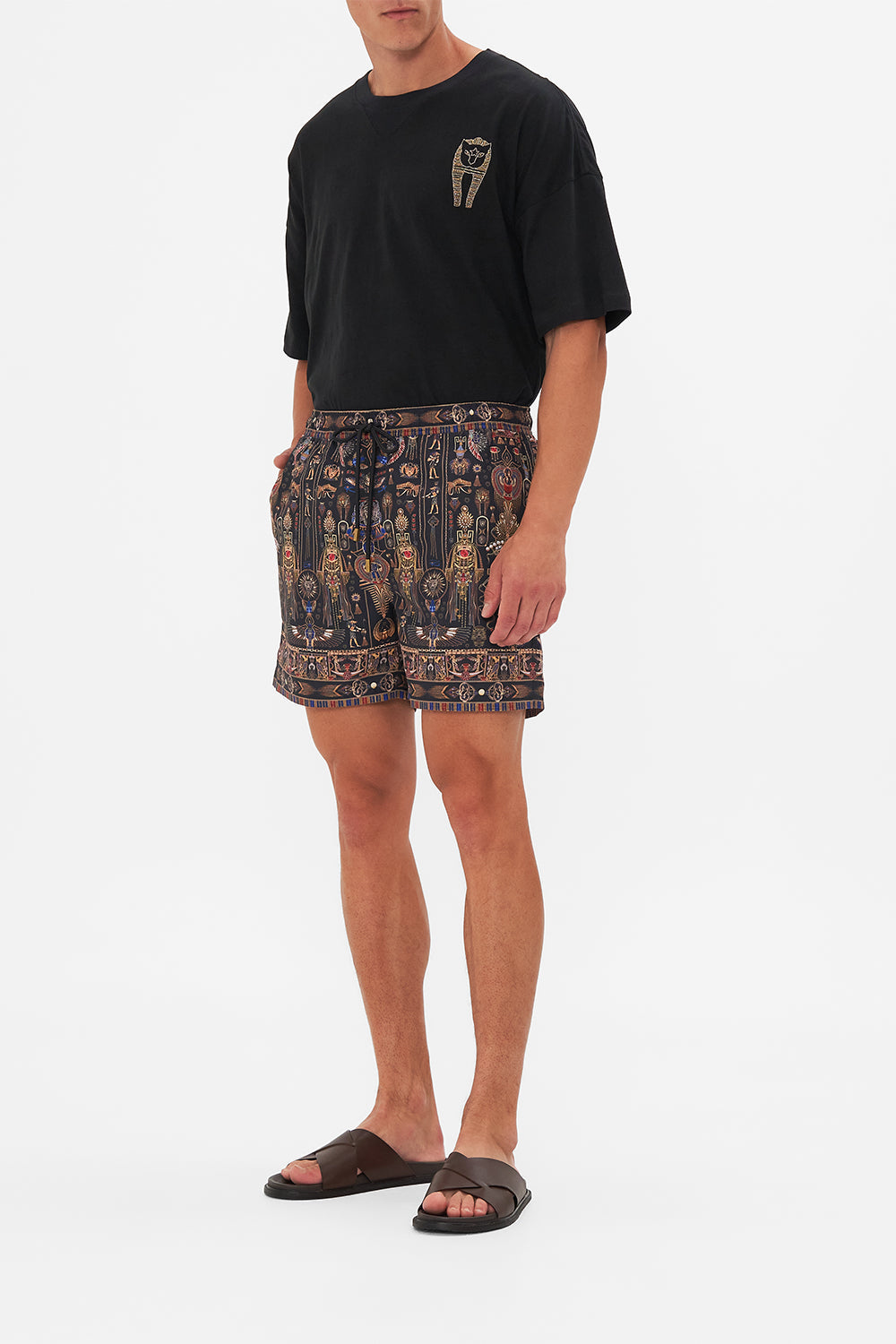 Hotel Franks By CAMILLA Mid Length Boardshort in Cartouche Kingdom Print