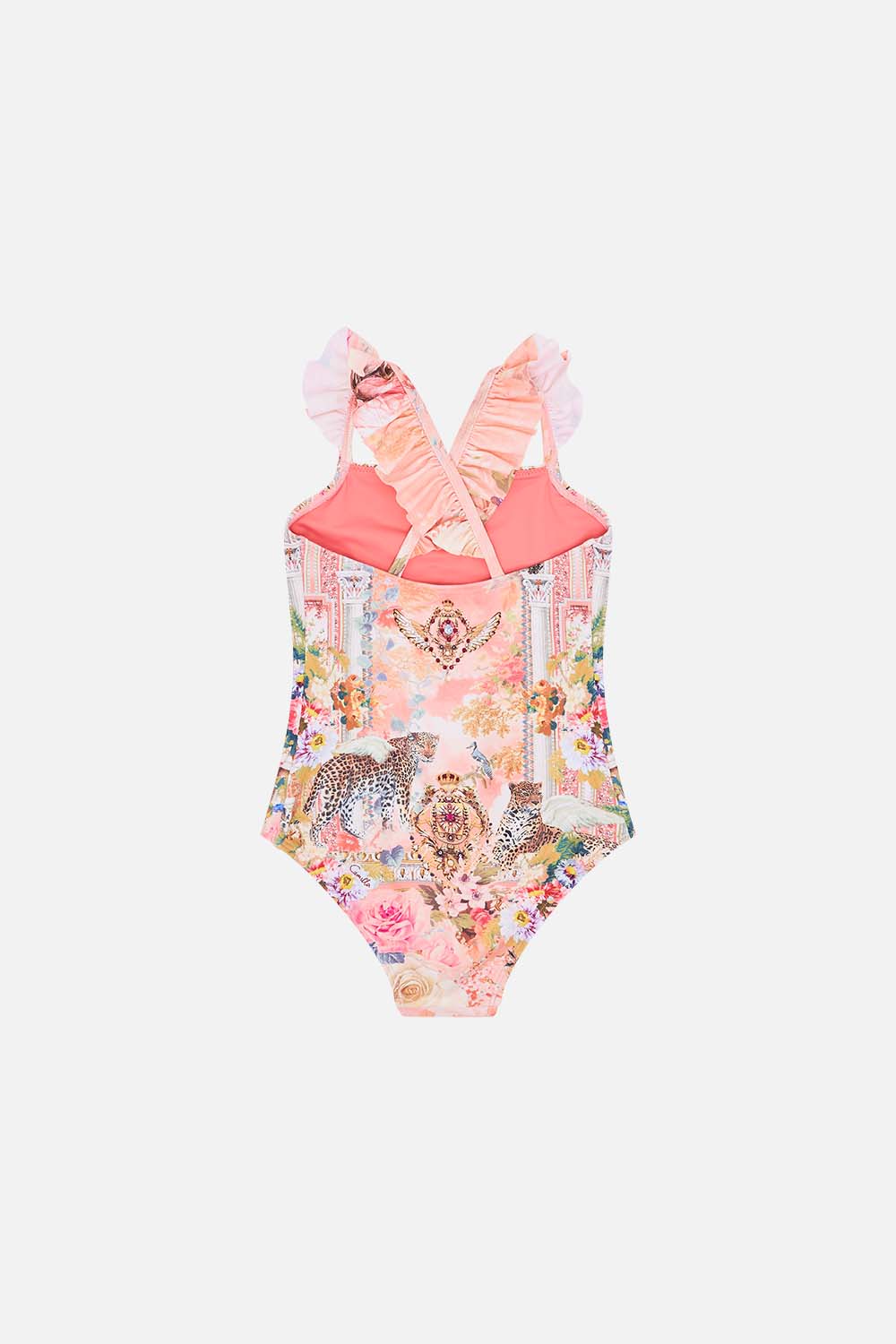 The Jewellery Palace Kids One Piece With Frill Strap 4-10
