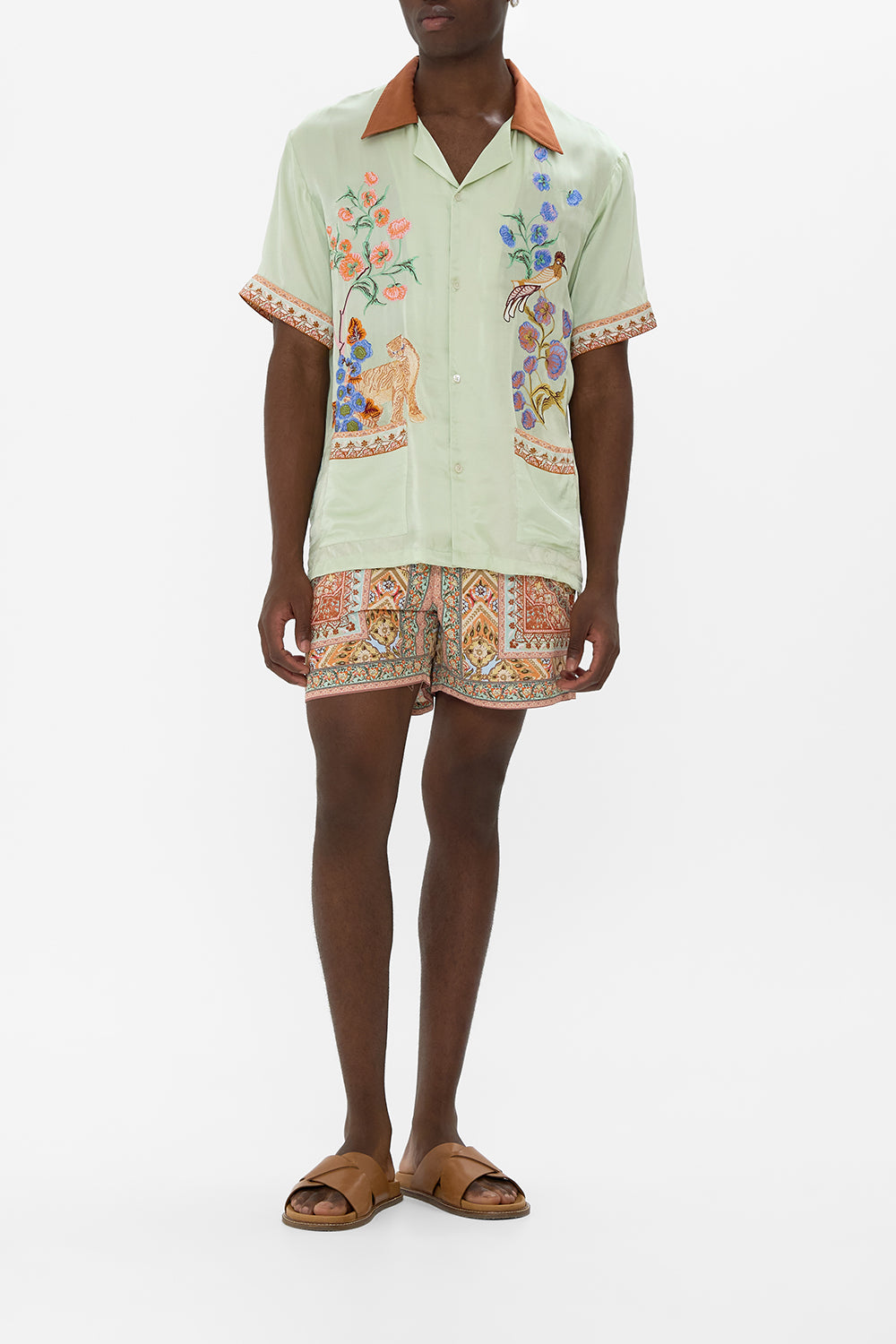 SHORT SLEEVE CABANA SHIRT IN HONOUR OF HEIRLOOMS