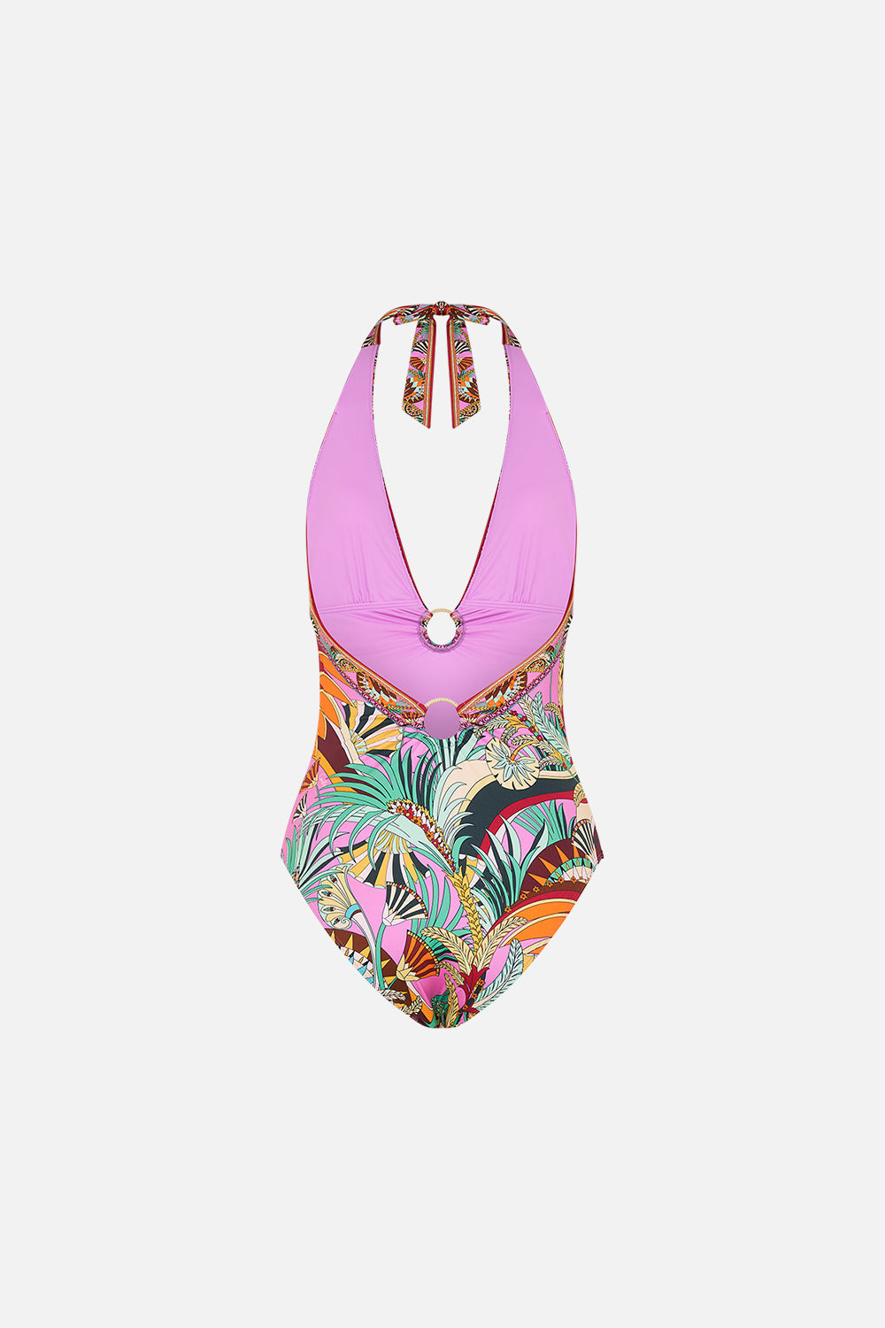 The Giza Goddess Ring Detail Plunge V One Piece| CAMILLA US – CAMILLA