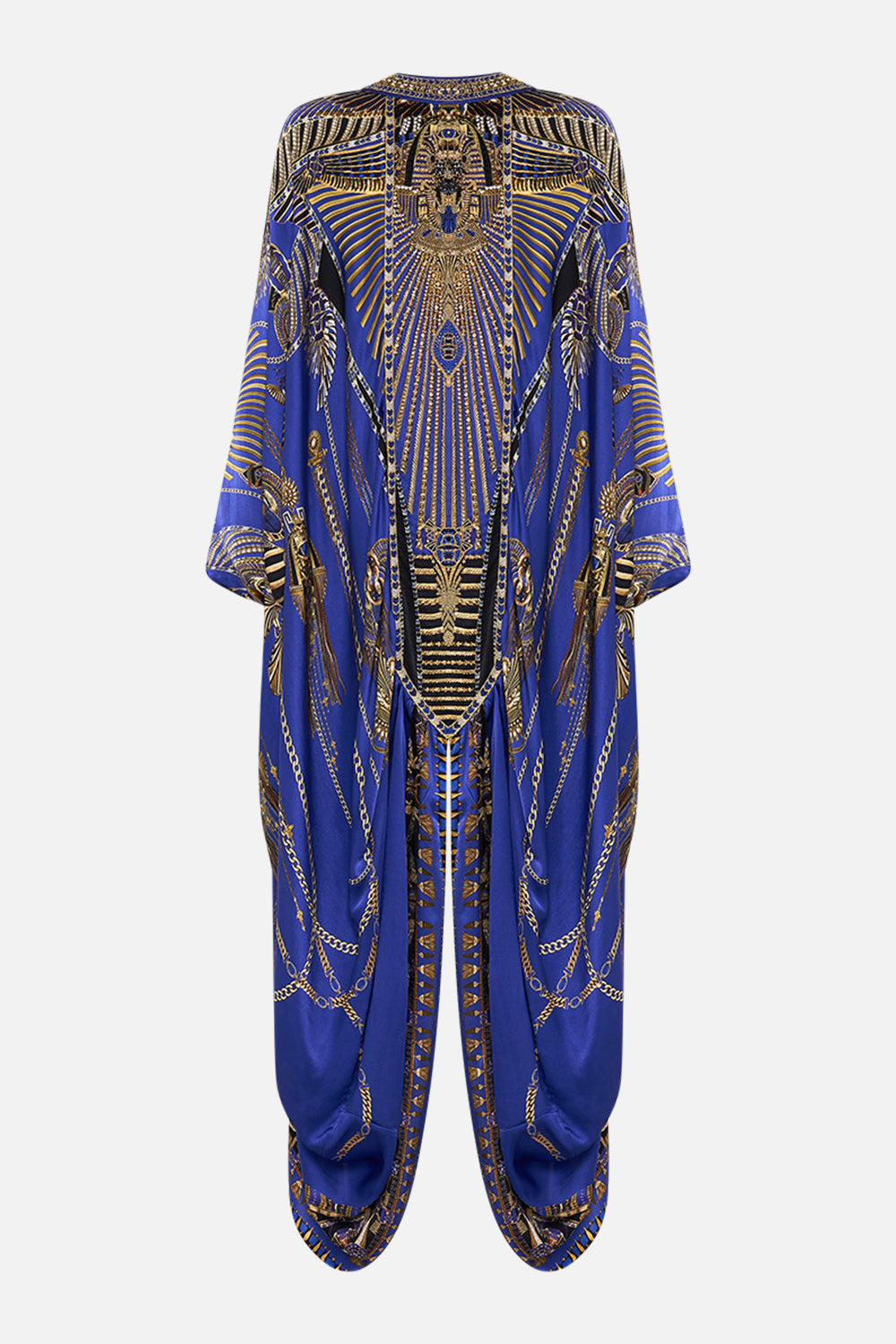 CAMILLA Layer With Embellished Centre Back Panel in My Fair Pharaoh print. 
