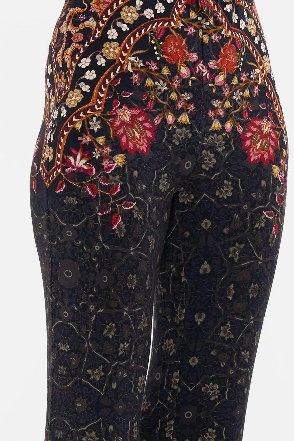 CAMILLA Jersey Flare Pant in Loom to Tomb print