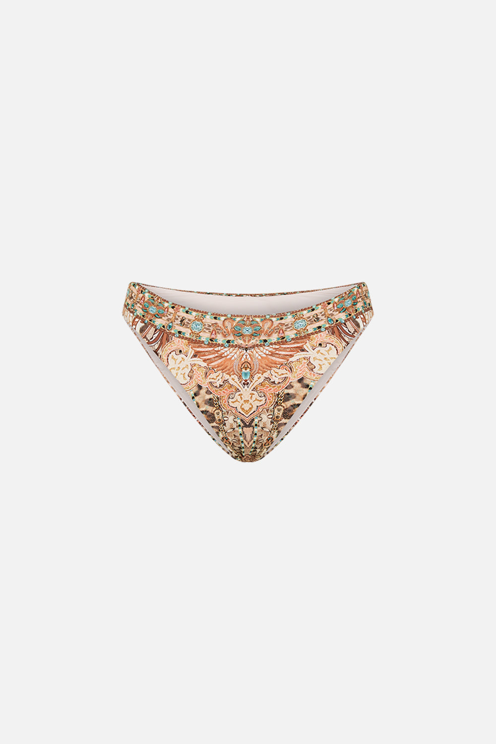 CAMILLA Wide Side High Leg Pant The Throne Room print