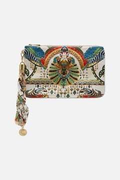 CAMILLA Scarf Clutch in Valley of the Queens print