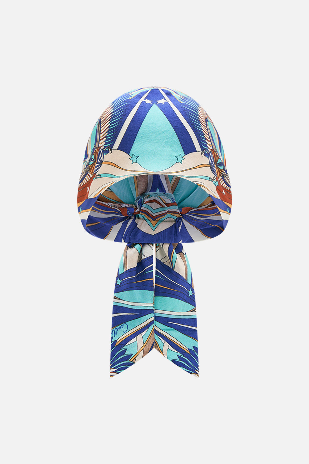 CAMILLA Headscarf in Oasis Oracle print. 