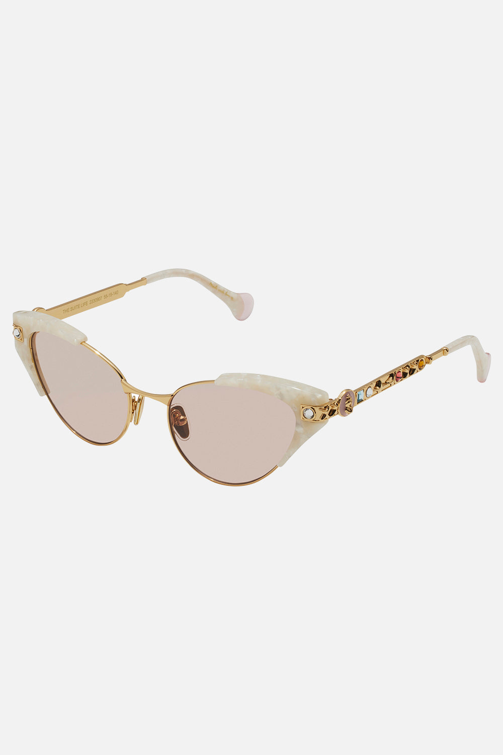 CAMILLA ivory designer sunglasses print