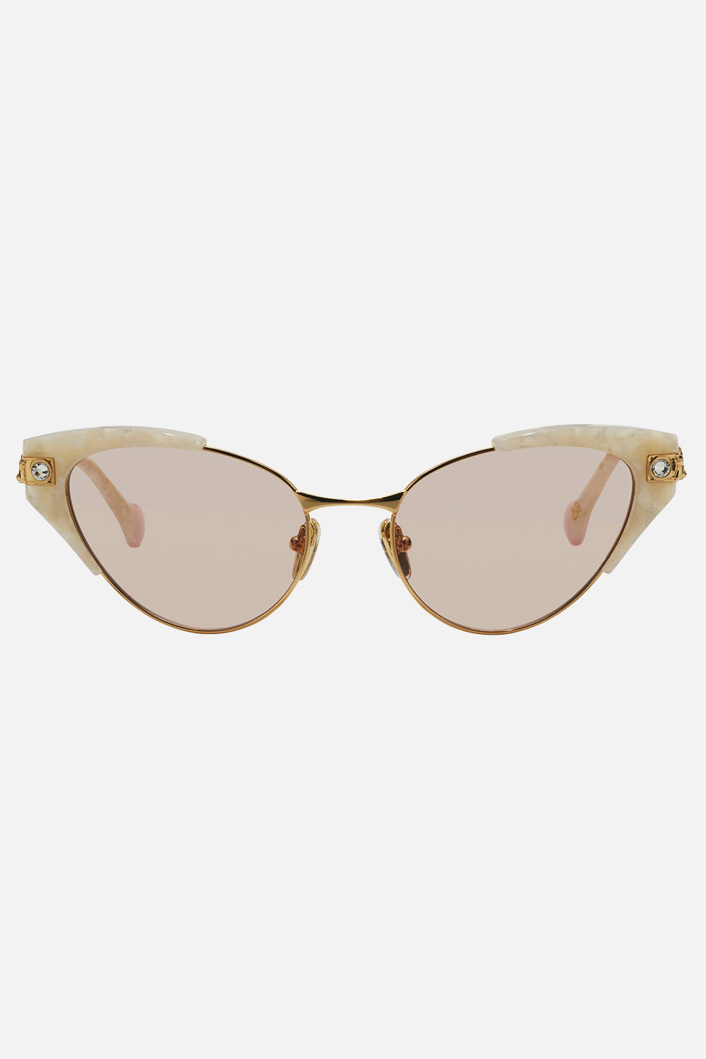 CAMILLA ivory designer sunglasses print