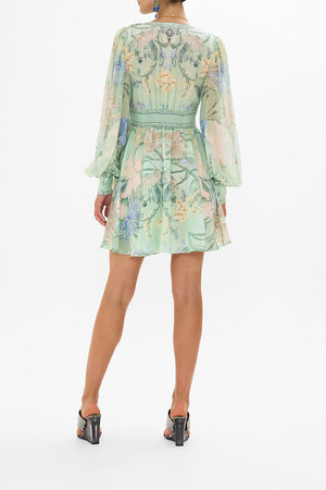 SHORT DRESS WITH BLOUSON SLEEVE DREAMING IN DUTCH