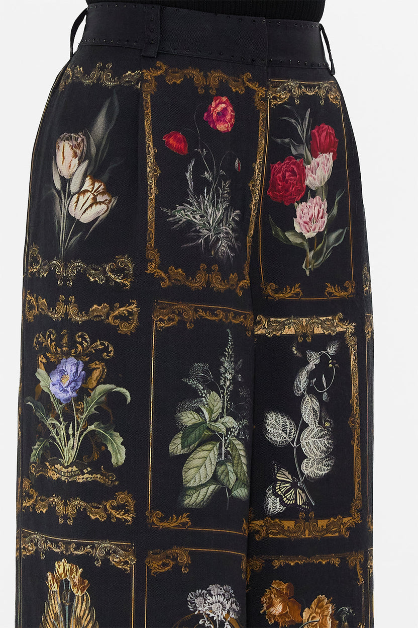WIDE LEG WAISTED PANT MAGIC IN THE MANUSCRIPTS