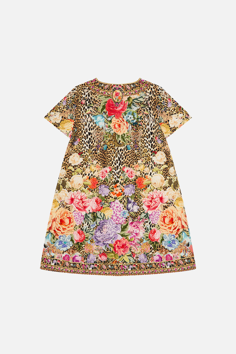 Milla by CAMILLA floral t-shirt dress with flare hem (12-14) in Heirloom Anthem