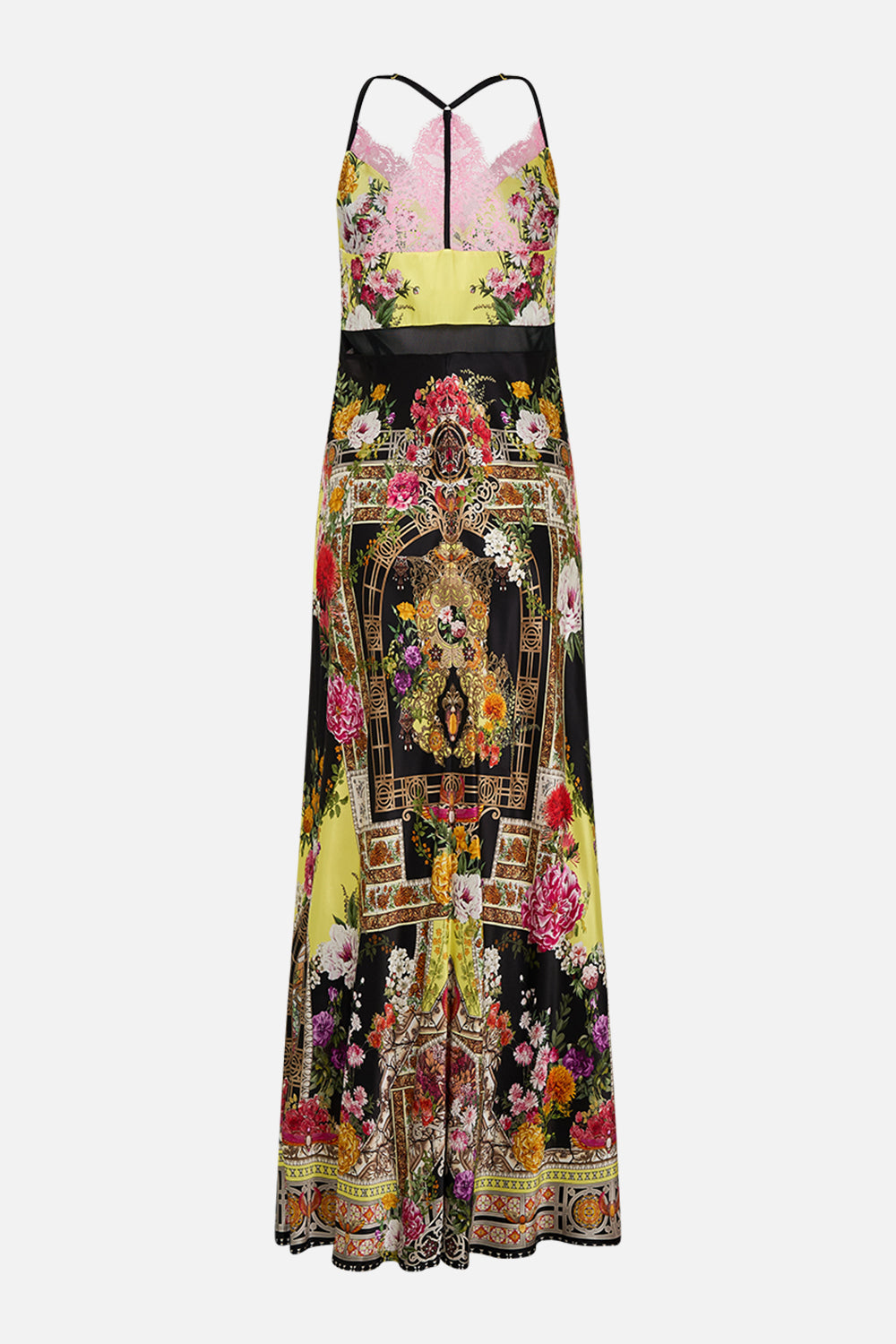The Adorned In Alexandria Lace Splice Bias Long Dress | CAMILLA US