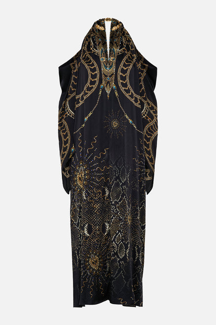 The Call Me Cleopatra Long V Neck Knit Kaftan
