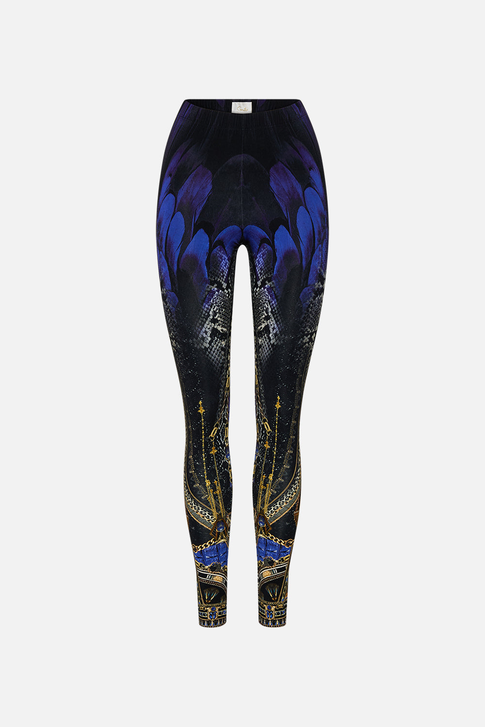 CAMILLA Leggings in Other Side of the Oasis print.