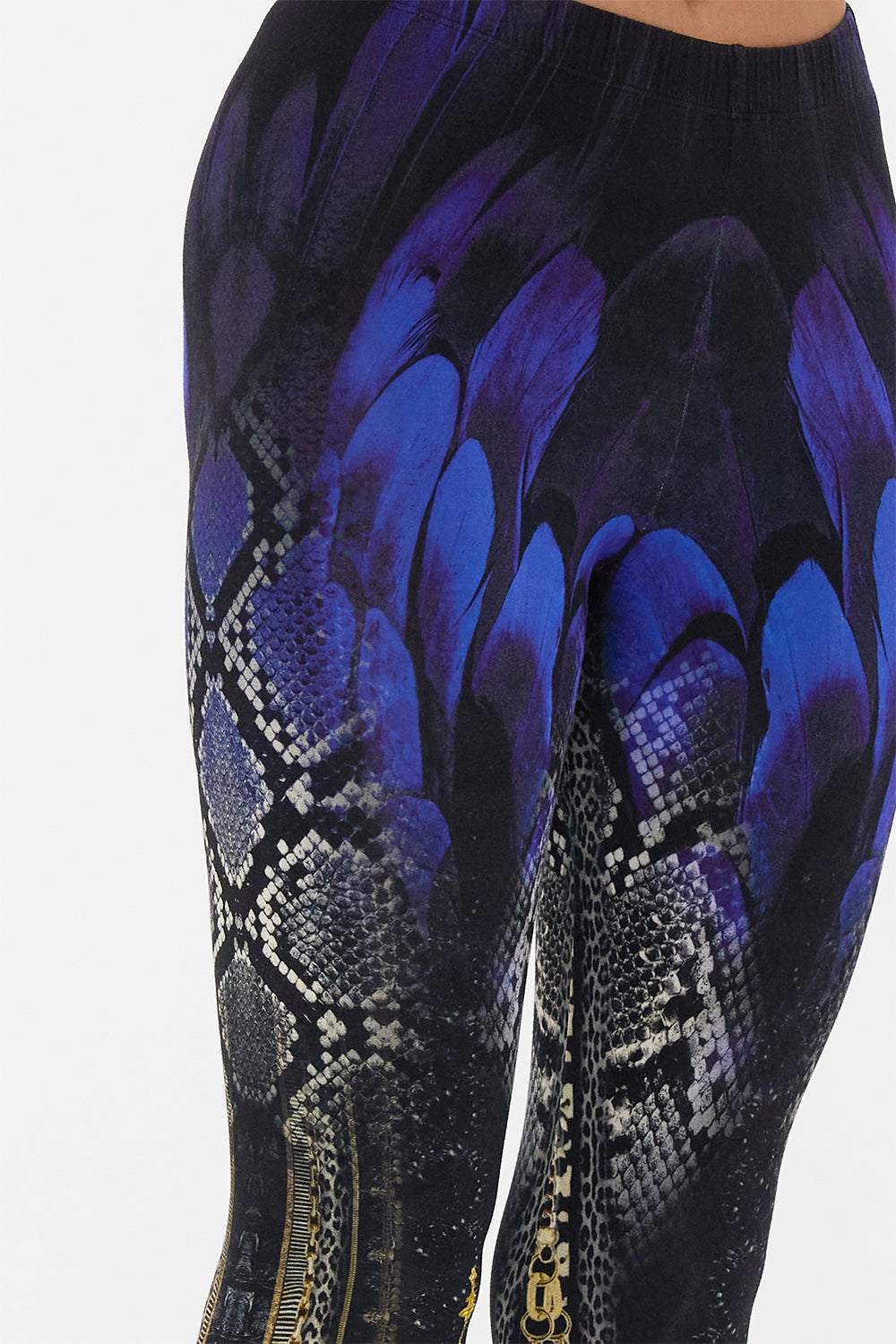 CAMILLA Leggings in Other Side of the Oasis print.